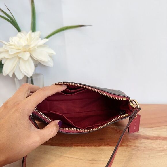 Coach Nolita 19 In Signature Canvas wristlet With Ornament Print - Picture 5 of 7